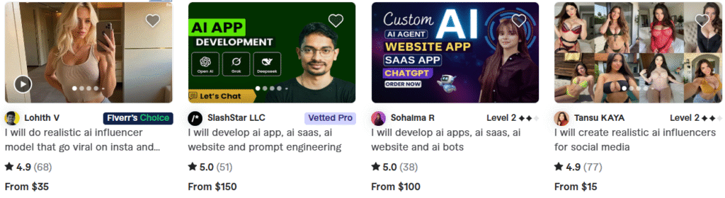 Fiverr AI services